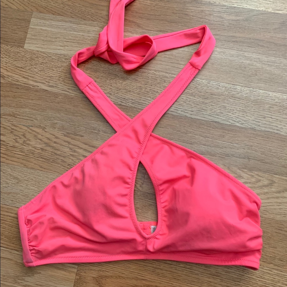 VS PINK wrap bikini top